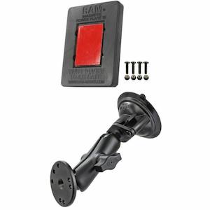 RAM Radar Detector Mount - Suction Cup Base - Medium Arm