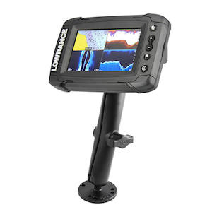 RAM Marine Lowrance Electronics Base - with Long Arm - "LIGHT USE"