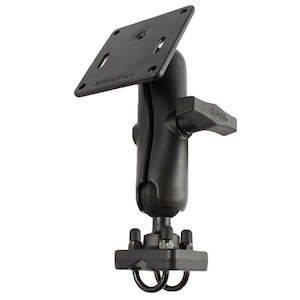 Tvs And Lcd Monitors: RAM Square 75mm VESA Plate with Double U-Bolt Rail Handlebar Base