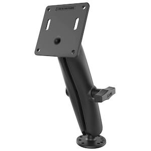 RAM Square 75mm VESA Base Plate - C Series with Long Arm and Round Plate