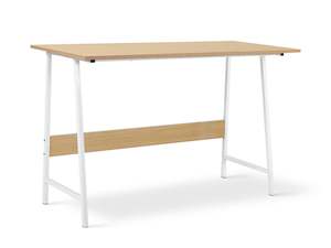 Furniture: Daniel 120cm Computer Desk - Maple + White