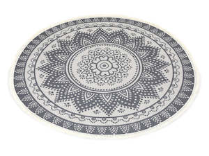 KATELIN Bohemian Floor Rug - BLACK