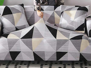 Single Sofa Cover Couch Cover 90-140cm - GEOMETRIC