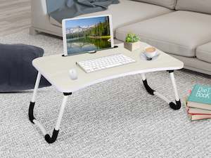 Anti-slip Foldable Laptop Table - Natural