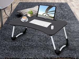 Anti-slip Foldable Laptop Table - Black