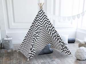 Leni Kids Teepee Kid Play Tent - Wavy Patten