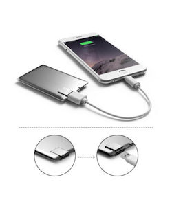 Gift: Ultra Slim Power Bank Card 1300mAh