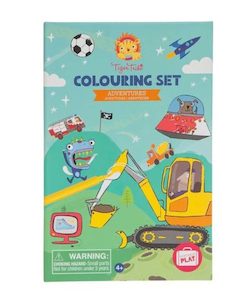 Gift: Boys Adventures Colouring Set