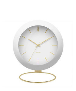 Karlsson Alarm Clock Globe – White