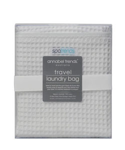 Gift: Travel Laundry Bag-White Waffle