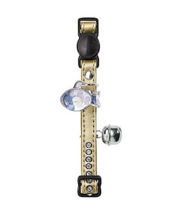 Cat Collar Modern Art Luxus-Gold