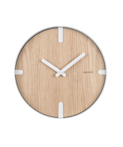 Karlsson Dashed Wall Clock – Oakwood