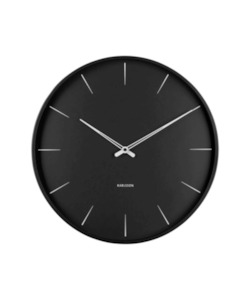 Karlsson Lure Wall Clock – Black