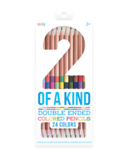 2 of a kind colored pencils