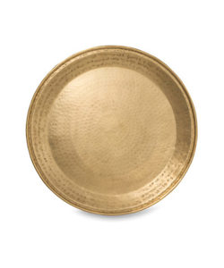 Gava Round Brass Tray