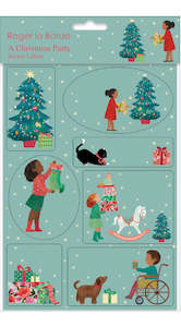 Sticker Label Sheet - A Christmas Party