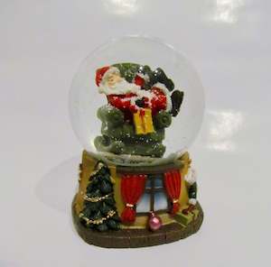 Gift: Christmas Snow Globe - Santa on His Armchair