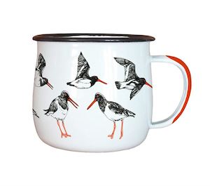 Enamel Mug - Oyster Catchers