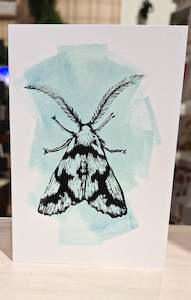 Handmade Greeting Card - NZ Moth