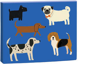 Gift: Chic Notecard Box - Shaggy Dogs