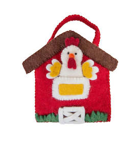 Felt - Farmyard Finger Puppet Play Bag