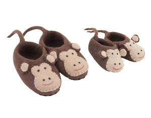 Gift: Felt - Monkey Slippers