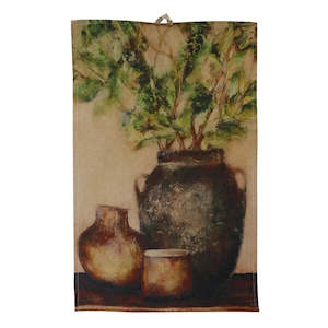 Linen Tea Towel - Tuscan