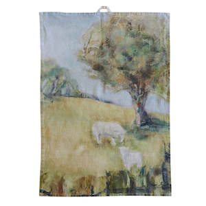 Gift: Linen Tea Towel - Cornwall Park