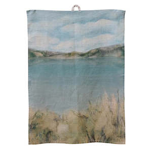 Gift: Linen Tea Towel - Island Summer