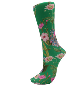 CS Couture Trouser Socks - Green Marona