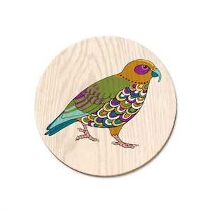 Wolfkamp & Stone - Screenprint Coasters - King Kea