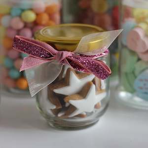 Cookie Jar - snowflake shape