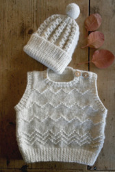 Internet only: Peyton Vest and Hat Knitting Pattern