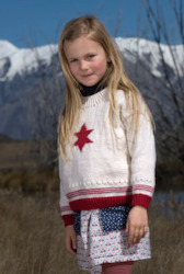 Coconut Ice Child Sweater Knitting Pattern