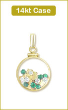 Jewellery: Emerald 14k Large Plain