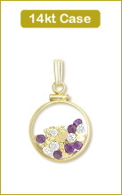 Jewellery: Amethyst 14k Large Plain