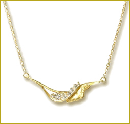 Natural Gold Nugget Necklace