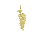 18k NZ Fern Leaf