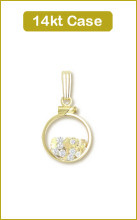 Jewellery: CZ 14kt Medium Plain