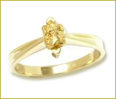 18k Nugget Ring