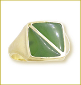 9kt Jade Ring