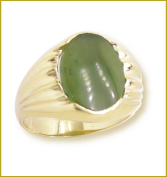 9kt Jade Ring