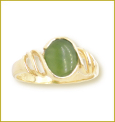 9kt Jade Ring