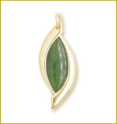 9kt Jade Pendant