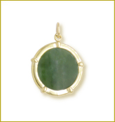 9kt Jade Pendant