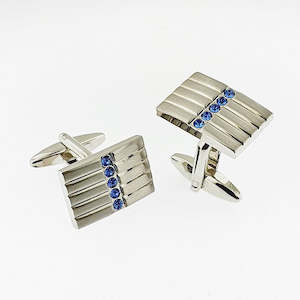 Gold smithing: Stainless Steel Crystal Cufflinks