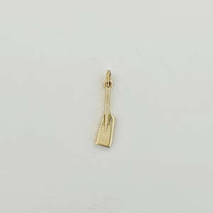 Rowing 9ct Yellow Gold Oar Charm