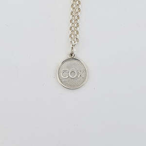 Rowing Sterling Silver Cox Disc Bracelet