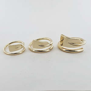 Gold smithing: Rowing 9ct Yellow Gold Oar Ring (3 Options Available)