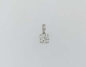 Lab Grown Diamond 18ct White Gold Pendant